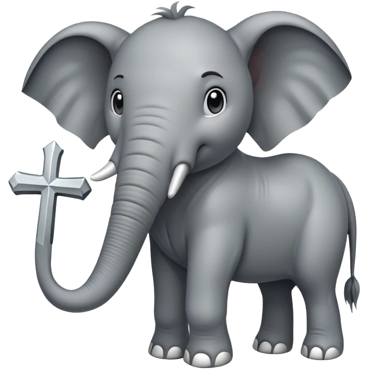 Cross of horse and elephant  emoji
