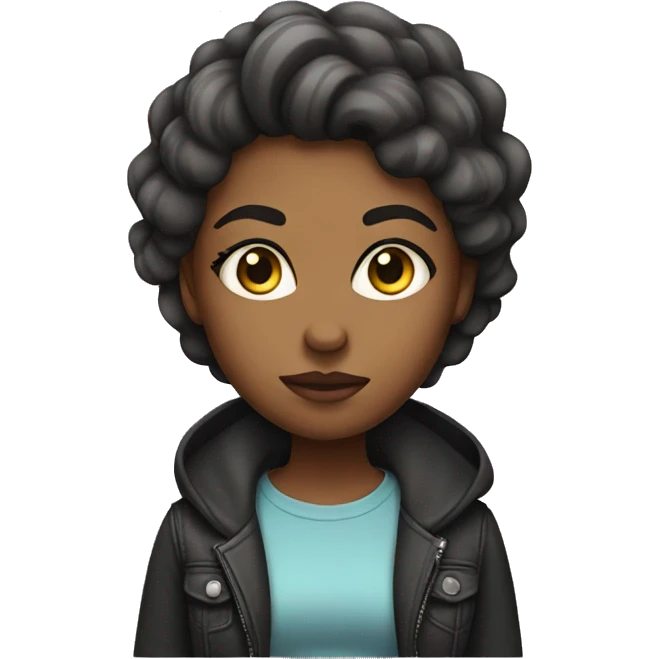 A girl with attitude emoji