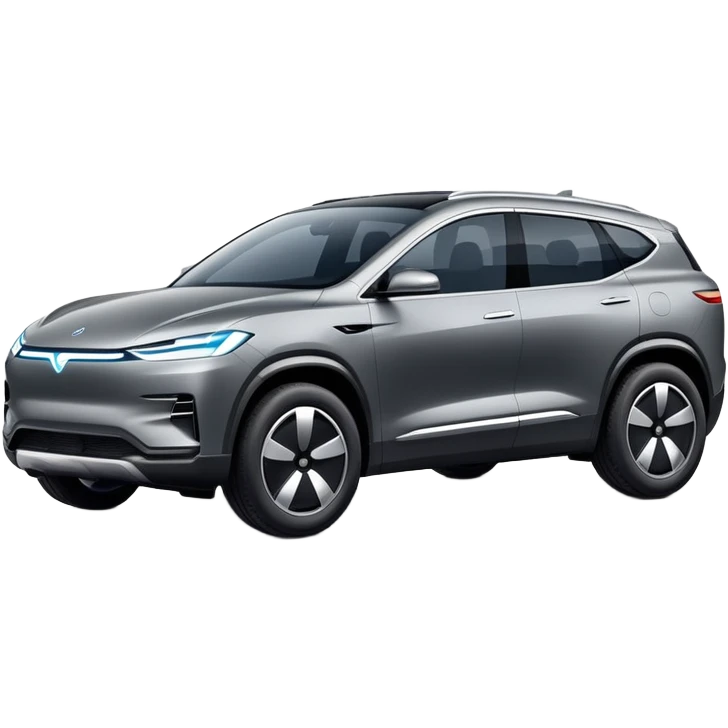 modern electric SUV with sleek design emoji