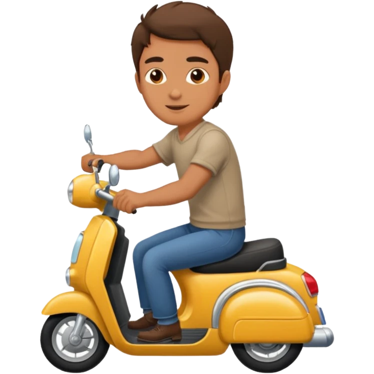 man on vehicle emoji