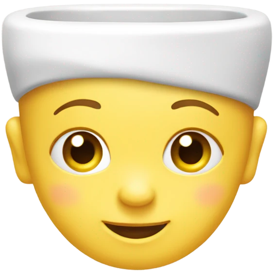 Children's potty for baby emoji