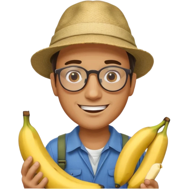 Male accountant loves fishing bananas movies and comics and is Italian emoji