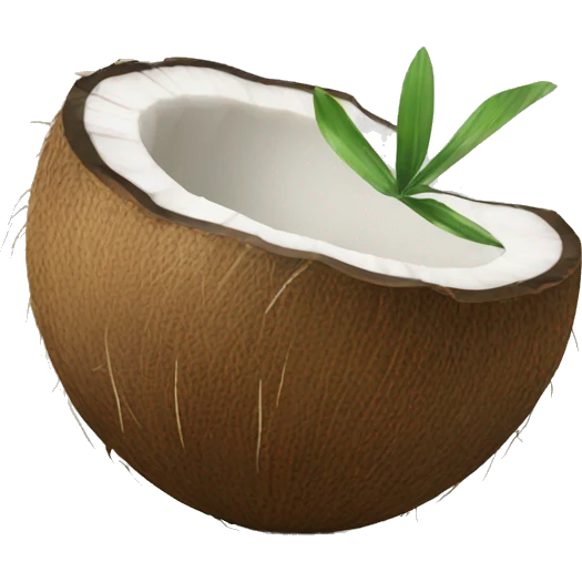 Coconut emoji