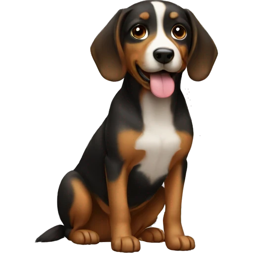 Dogs black emoji