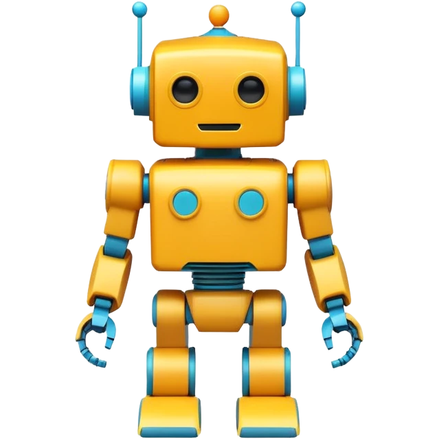 Flat design style toy emoji