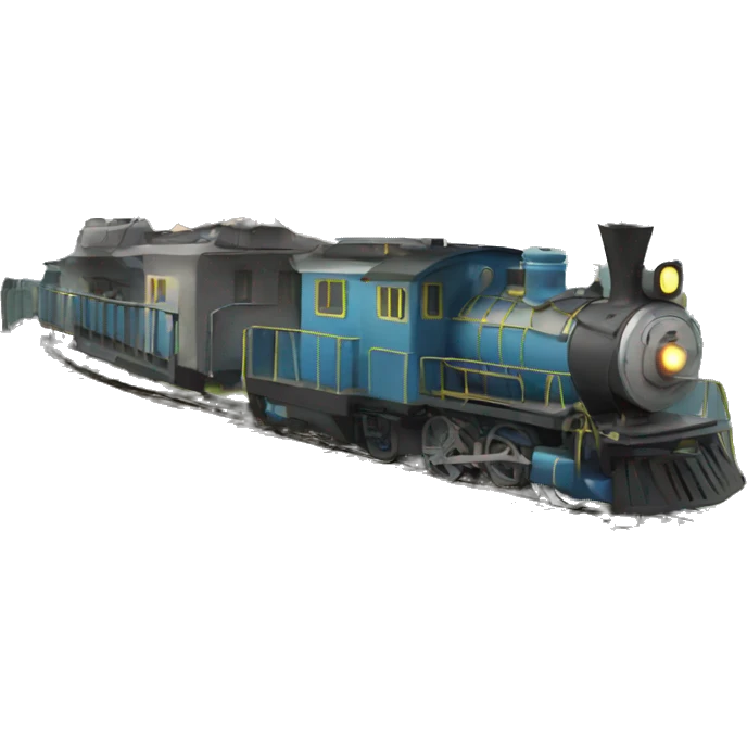 train animé emoji