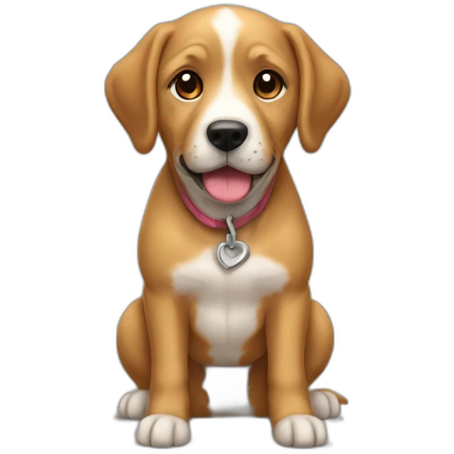 Chien trop mimi emoji