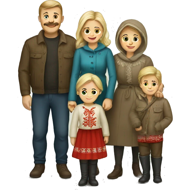russian family emoji