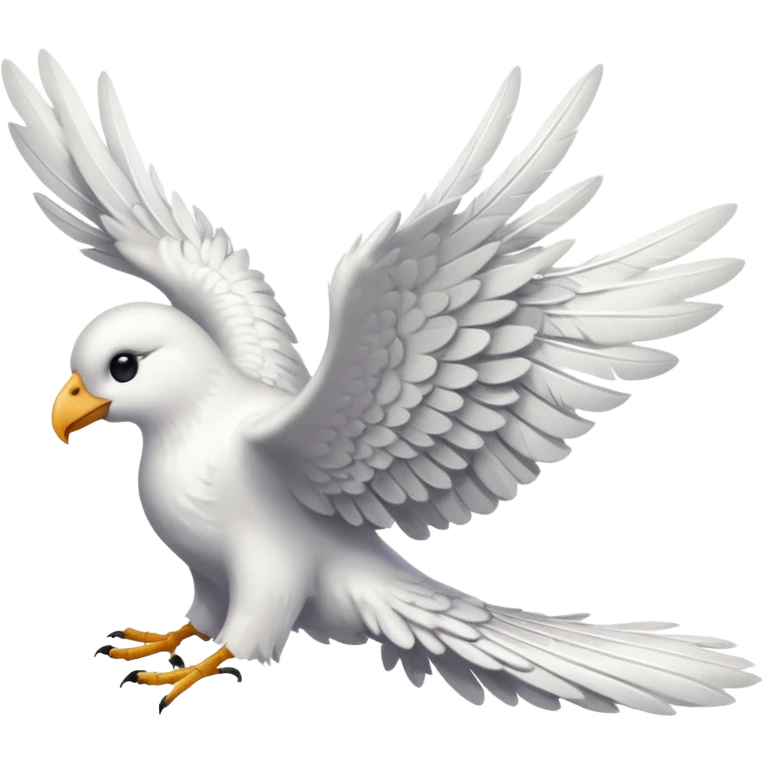 Only single Wings of right side emoji