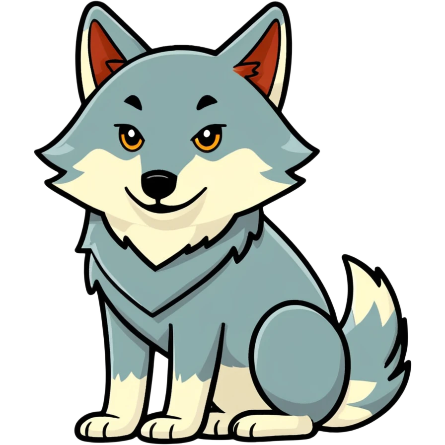 Wolf emoji