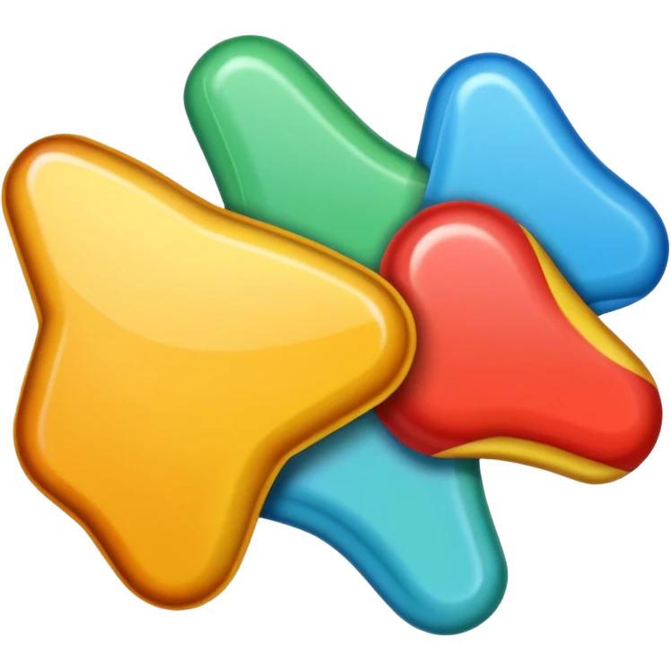 make the taffy with a irregular shape emoji