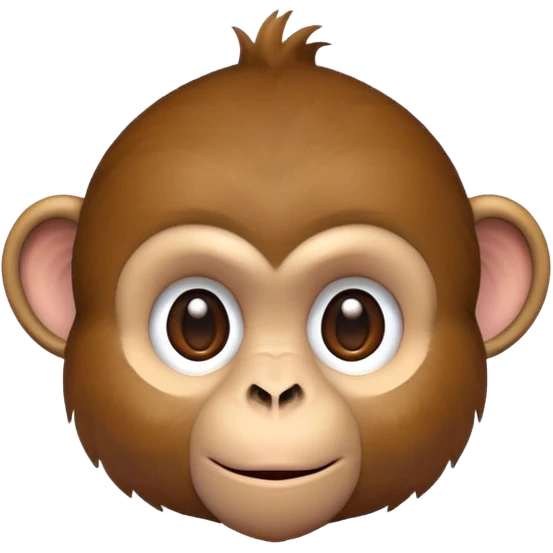 monkey giving a side eye  emoji