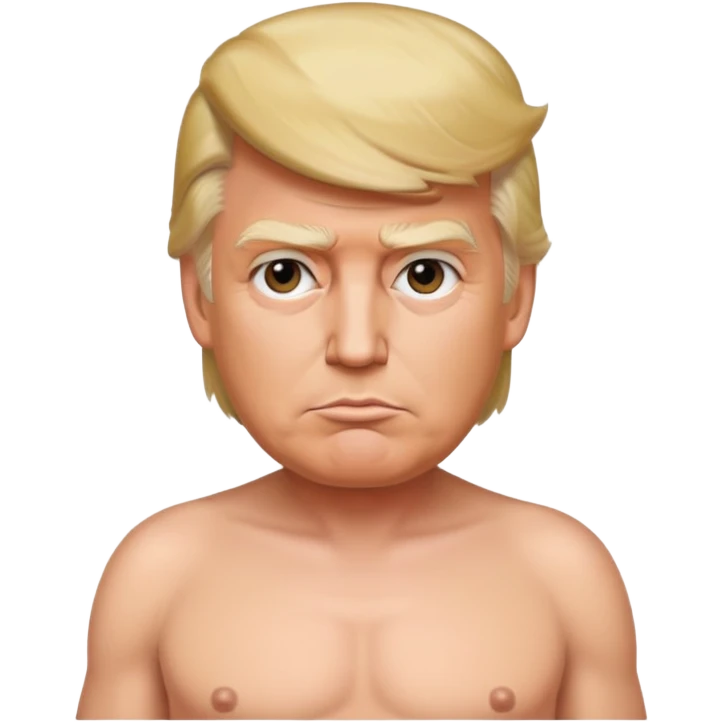 Голый Трамп emoji