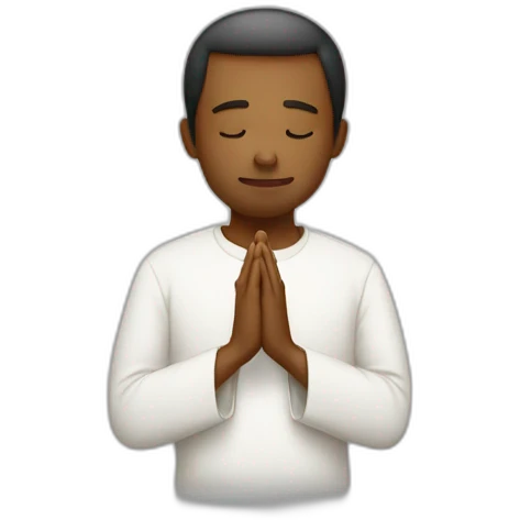 praying man emoji
