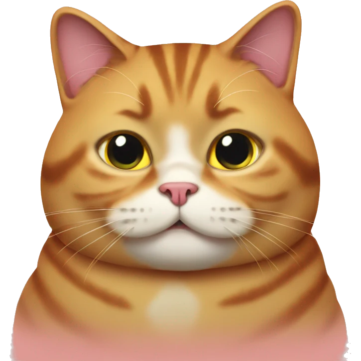 Fat cat emoji