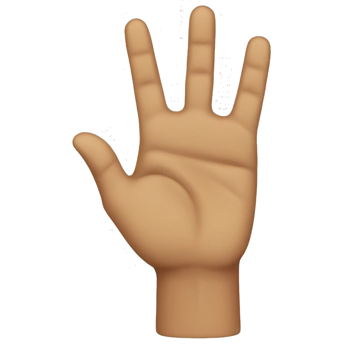 West coast hand sign emoji