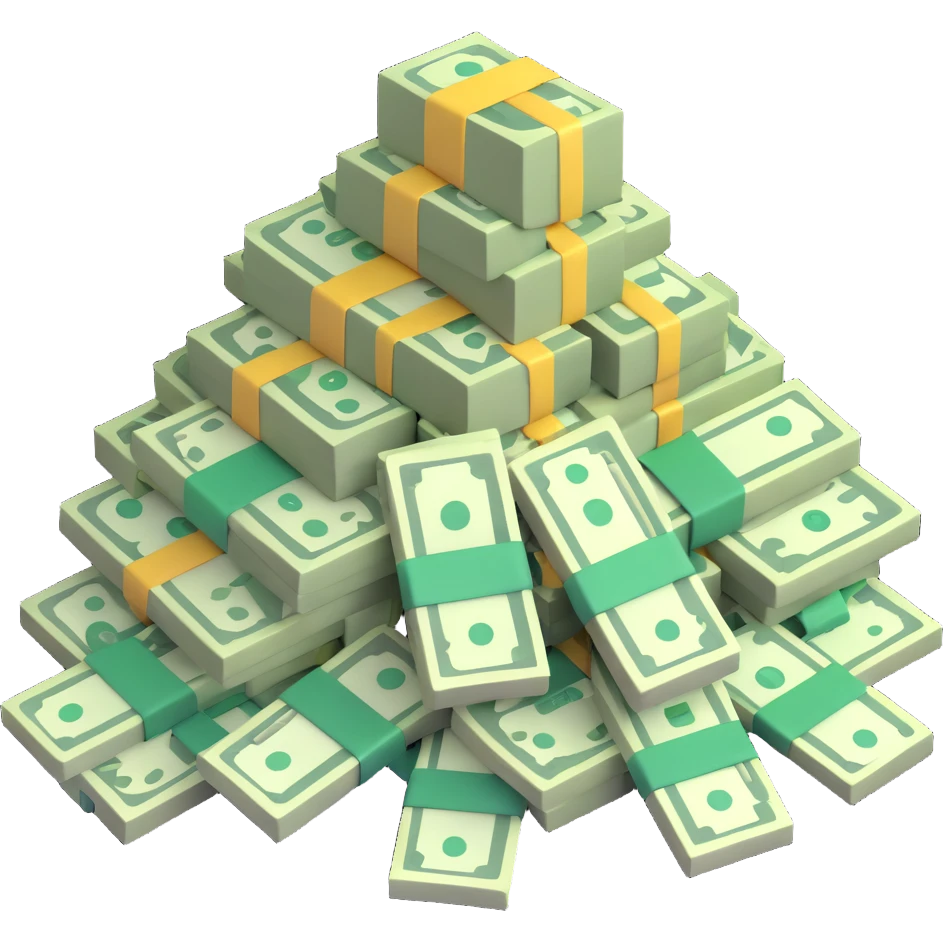 pile of cash emoji