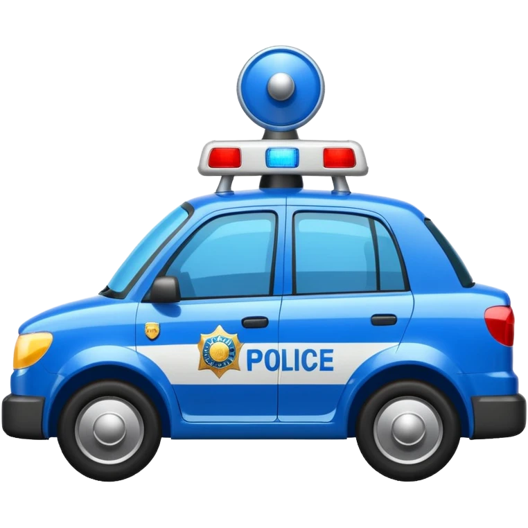 police car emoji