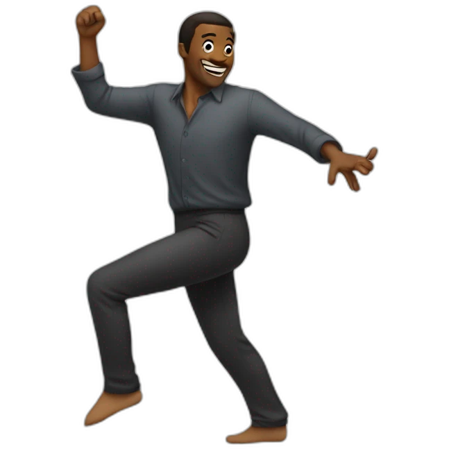Dancing man emoji