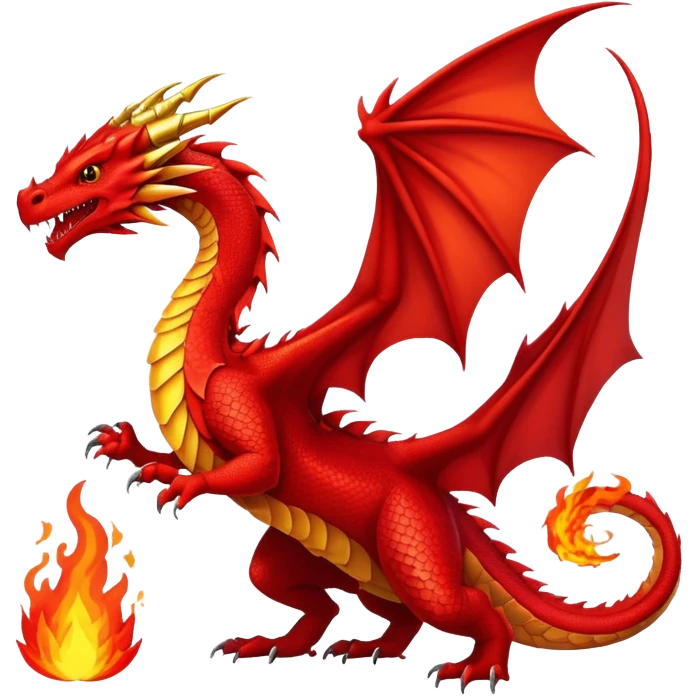 red dragon emoji