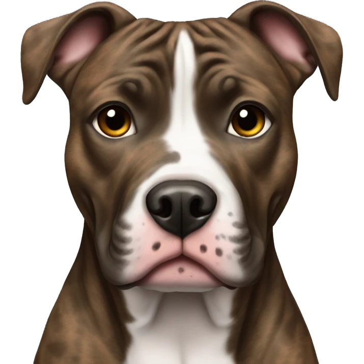 Brindle pitbull emoji