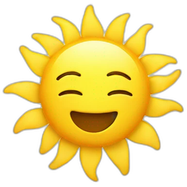 sunshine emoji
