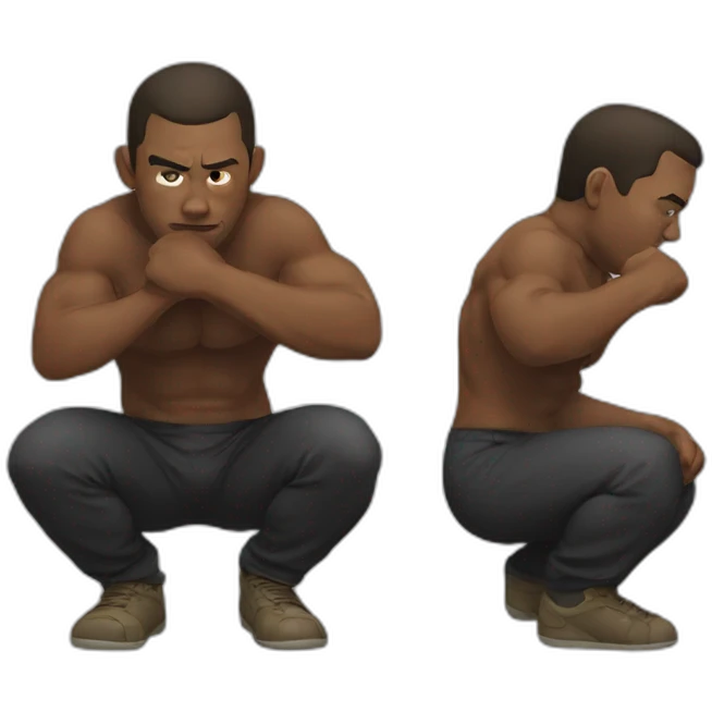 Squat emoji