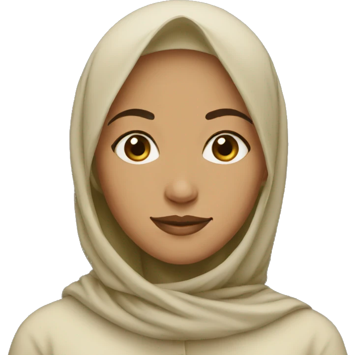 light skin Muslim woman emoji