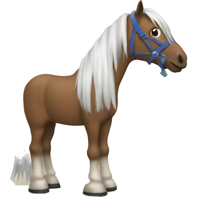 horse working on a laptop emoji