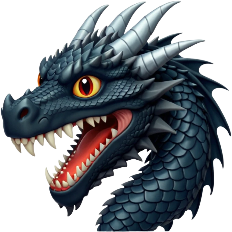 black dragon emoji