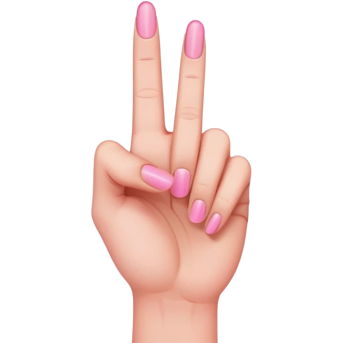 pink middle finger emoji
