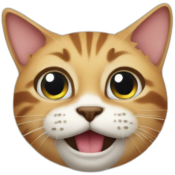 Silly cat emoji