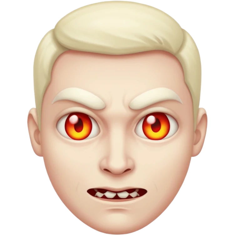 Job application evil face emoji