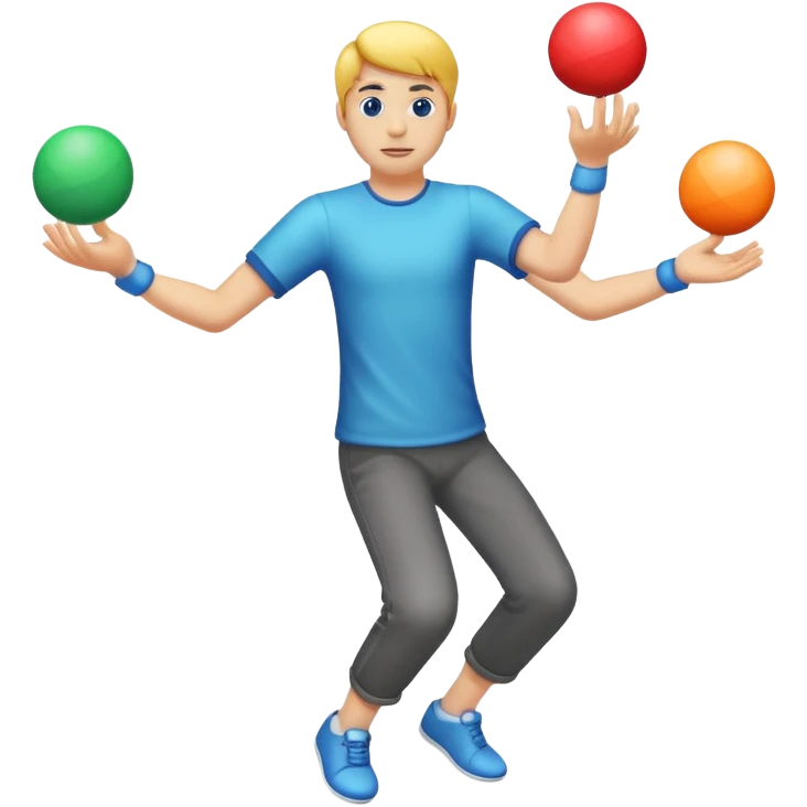 Diabolo juggling emoji
