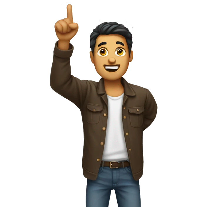 guy pointing at me emoji