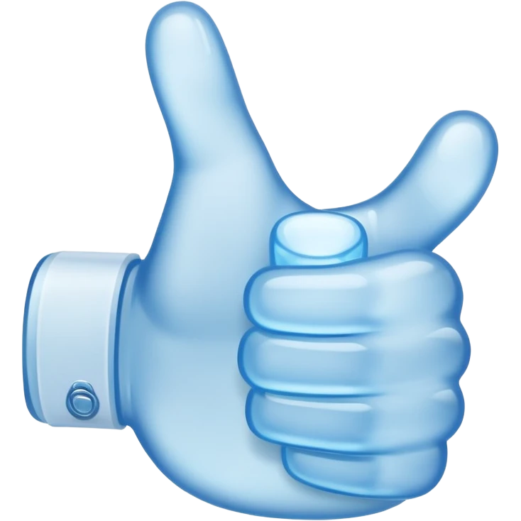 freezing thumbs up emoji