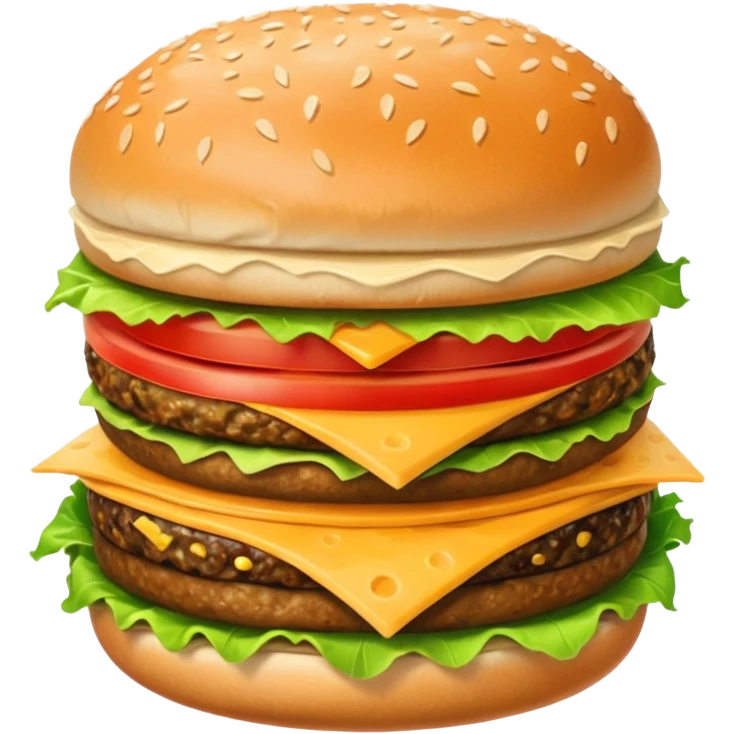 cartoon burger emoji