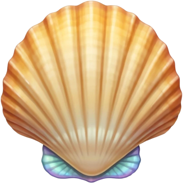 light beige sea shell emoji