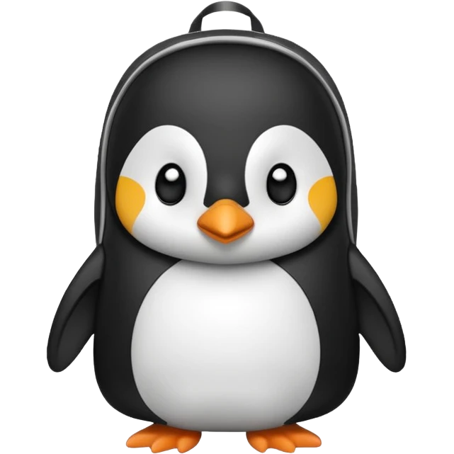 penguin backpack emoji