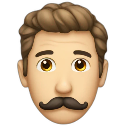 Moustaches emoji