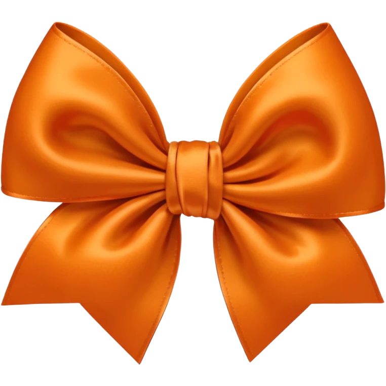 Orange bow  emoji