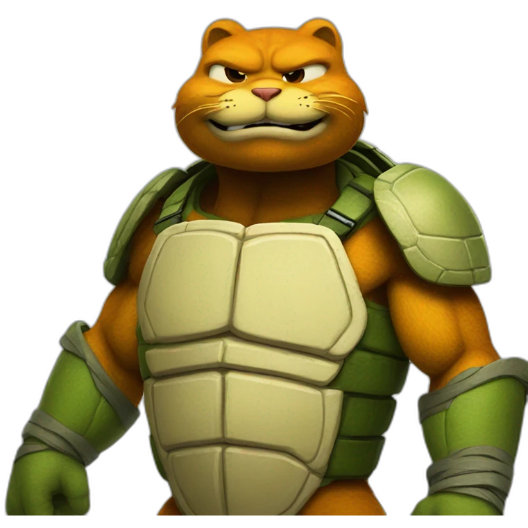 Garfield tmnt emoji