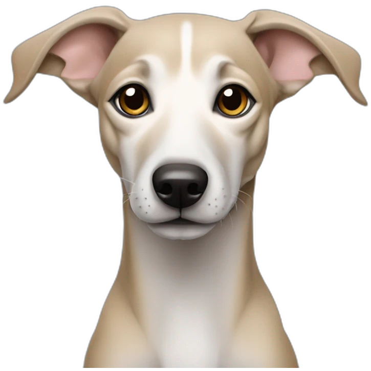 beige whippet dog puppy emoji