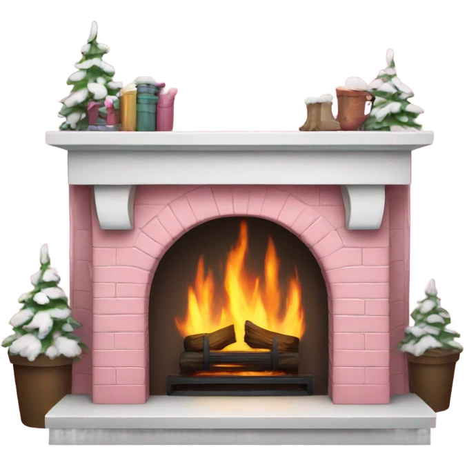 Winter Pink FirePlace emoji