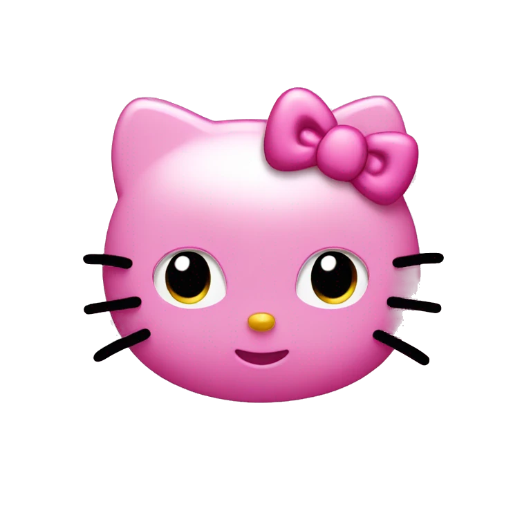 pink hello kitty emoji