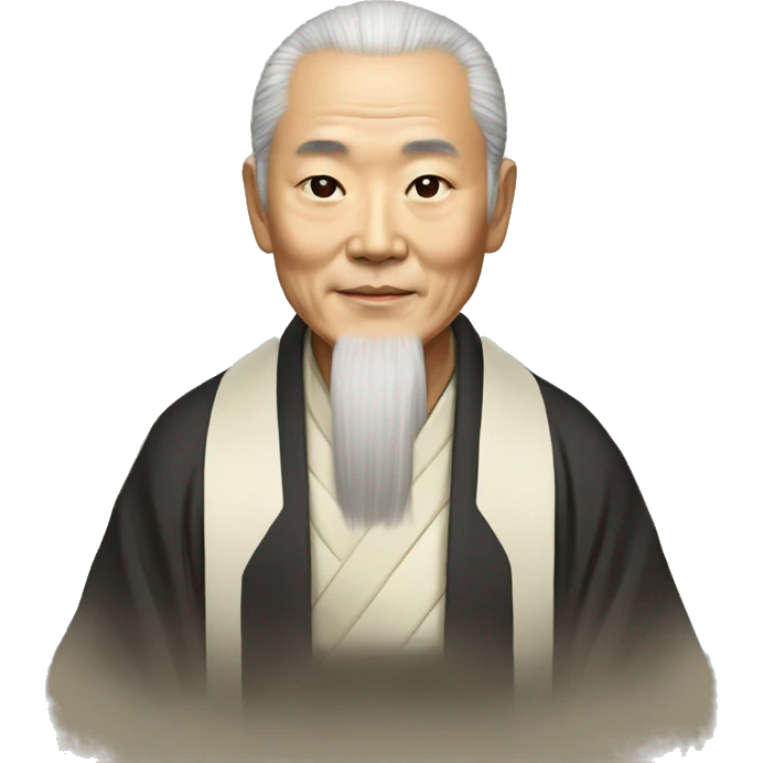 senior priest (of a Shinto shrine, below chief priest and deputy chief priest) emoji