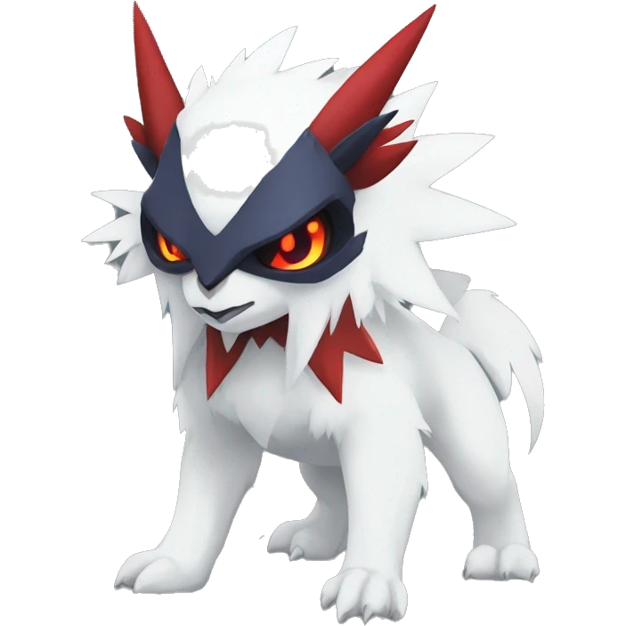 Cool Edgy Absol-Zangoose-Quilava, full body emoji