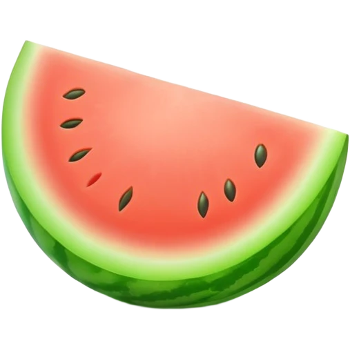 Cute melon emoji