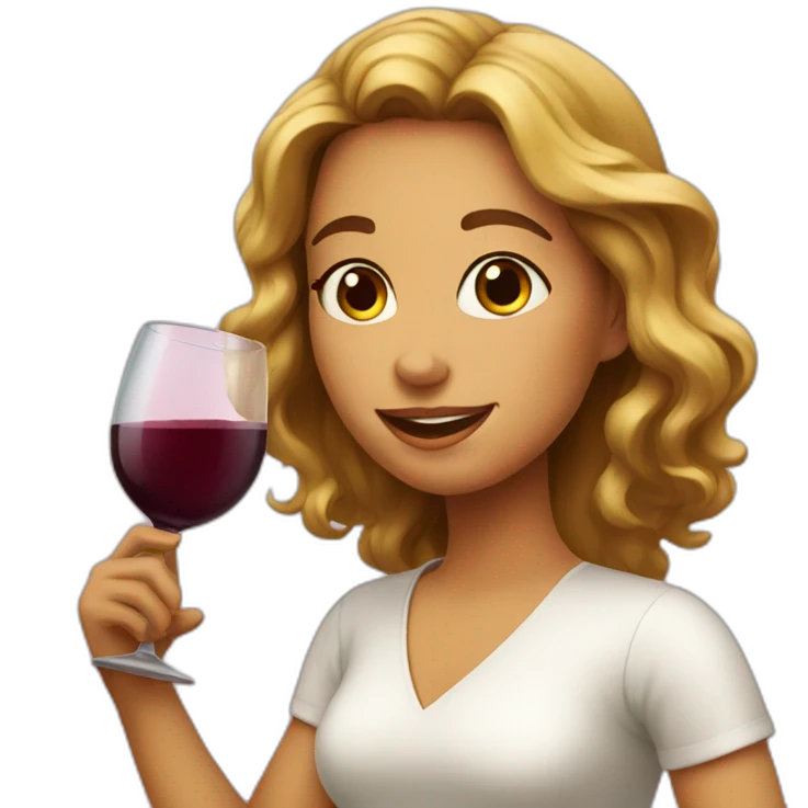 wine girls emoji