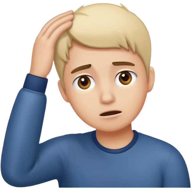 Scratch head confused  emoji